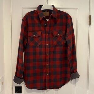 Men’s Levitate Flannel Shirt, Size Medium
